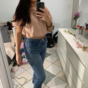 ROSE GOLD CROPPED TOP